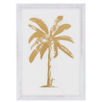 Gold Foil: Tropical Palm Print